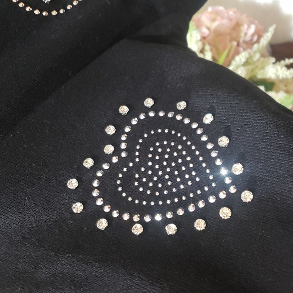 Nwt Liv Milano XL black with shiny stone sweater - Picture 10 of 12